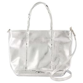 Cabas S Shopper Bag - Vanessa Bruno - Pelle - Argento Argento Metallico