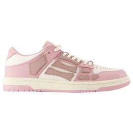 Skel Top Low Sneakers - Amiri - Cuir - Rose Rose