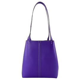 Bolsa Shopper Pm Tote - Vanessa Bruno - Couro - Azul Azul