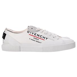 Baskets Tennis Light Givenchy en toile enduite blanche Blanc