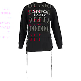 Alexander Mcqueen-McQ by Alexander McQueen Printed Sweatshirt in Black Cotton-Black