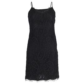 Michael Kors Spitzenkleid aus schwarner Polyamid Schwarz