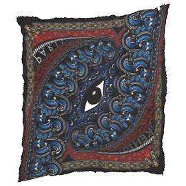 Kenzo Paisley Print Scarf in Multicolor Wool Multiple colors