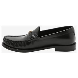 Céline Mocassins en cuir noir Triomphe - taille EU 37 Noir