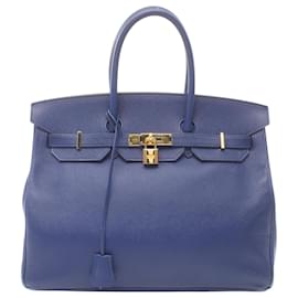 Hermès-Hermès Birkin 35-Blau