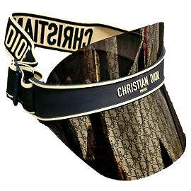Christian Dior Sun Visor Silvery Plastic Silvery