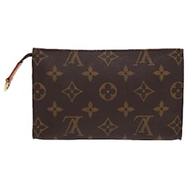 Louis Vuitton-LOUIS VUITTON Monogram Bucket PM Pouch Accessory Pouch LV Auth bs16429-Monogram
