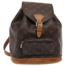 Louis Vuitton-LOUIS VUITTON Monogram Montsouris MM Backpack M51136 LV Auth 79871-Monogram