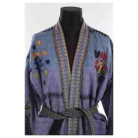Autre Marque-Silk jacket-Blue