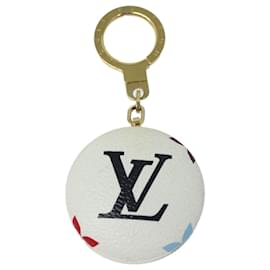 Louis Vuitton-LOUIS VUITTON Monogram Multicolor Astropill Charm White M51911 LV Auth 82461-White
