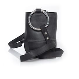 Autre Marque-Simon Miller, Bonsai leather bucket bag-Black,Grey