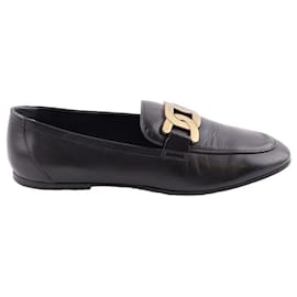 Tod's-Leather loafers-Black