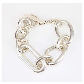 Pulsera Reyes de latón plateado cepillado Cult Gaia Plata
