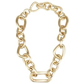 Colar de corrente Reyes em latão dourado Cult Gaia Dourado