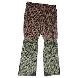 Fendi-FENDI  Trousers T.FR 52 Cotton-Brown