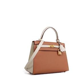 Hermès-HERMES  Handbags T.  Leather-Marron