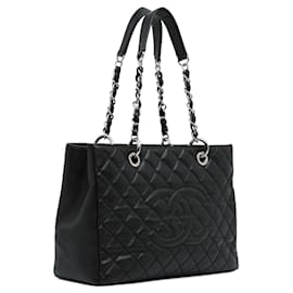 Chanel-Sac Grand Shopping en Caviar Noir de Chanel-Noir