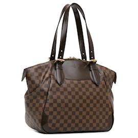 Louis Vuitton-Sac à épaule Louis Vuitton Damier Ebene Verona GM marron-Marron