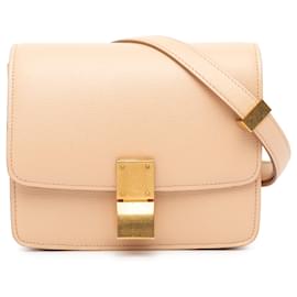 Céline-Sac à bandoulière Small Classic Box de Celine en tan-Camel