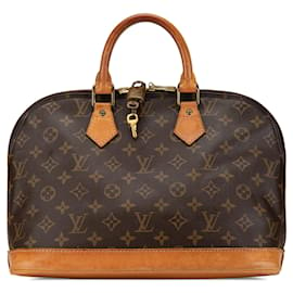 Louis Vuitton-Sac à main Alma PM Monogram Louis Vuitton marron-Marron