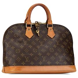 Louis Vuitton-Sac à main Alma PM Monogram Louis Vuitton marron-Marron