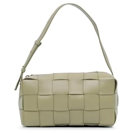 Bottega Veneta-Sac à bandoulière Bottega Veneta Medium Intrecciato Brick vert-Vert