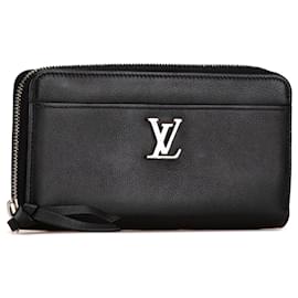 Louis Vuitton-Portefeuille Zippy Lockme Louis Vuitton noir-Noir