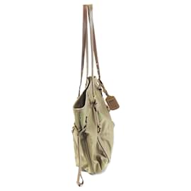 Prada-Tan Prada Canapa Logo Tessuto Tote-Camel