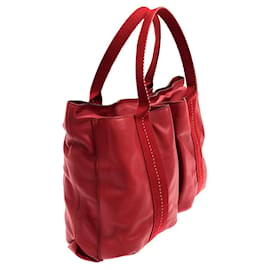 Hermès-Sac à main horizontal PM Derma Caravan Hermès rouge-Rouge