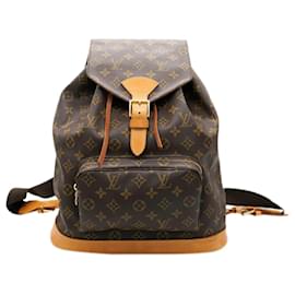 Louis Vuitton-Louis Vuitton Monogram Canvas Montsouris GM-Marron