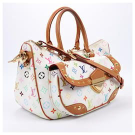 Louis Vuitton-Sac à main Rita 2Way Monogram Multicolore Blanc Louis Vuitton M40125-Multicolore