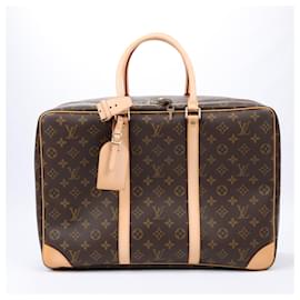 Louis Vuitton-Louis Vuitton Monogram Canvas Sirius 45 Travel Bag M41408-Brown