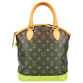 Louis Vuitton-Louis Vuitton Canvas Monogram Lockit Vertical PM-Brown