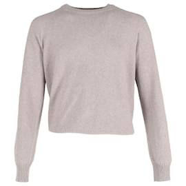 Tom Ford- Tom Ford  Crew-Neck Sweater in Beige Wool-Beige