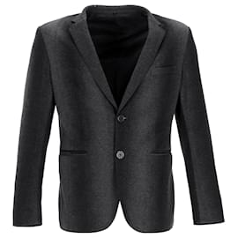 Ermenegildo Zegna-Ermenegildo Zegna Single-Breasted Blazer in Grey Wool-Grey