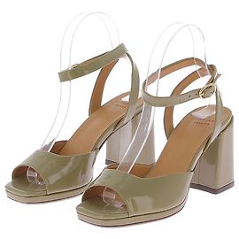 Sandales Sézane T.EU 36 Cuir Vert