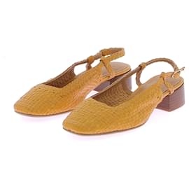 SéZane-SEZANE  Heels T.EU 36 Leather-Golden