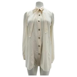 Dolce & Gabbana-Dolce & Gabbana tops T.FR 38 Silk-White
