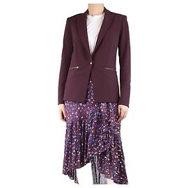Veronica Beard Purple single-button blazer - size UK 8 Purple