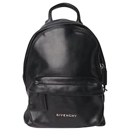 Givenchy Schwarzer Leder-Mini-Rucksack Schwarz