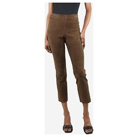 Vince Brown suede leggings- size S Brown