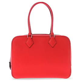 Hermès-Hermès Rouge Chèvre Mysore Plume 28-Rouge