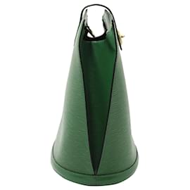 Louis Vuitton-Louis Vuitton Cluny Shoulder Bag in Green Epi Leather-Green