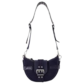 Ganni-Bucky Petit Sac Bandoulière - Ganni - Coton - Bleu-Bleu