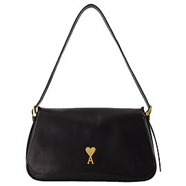 Borsa a Spalla Paname - AMI Paris - Pelle - Nera Nero
