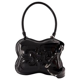Borsa Farfalla - Ganni - Pelle Sintetica - Nera Nero