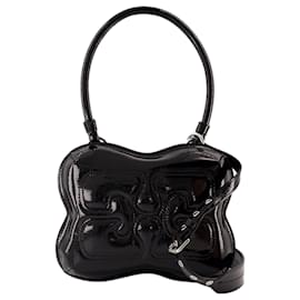 Ganni-Sac Papillon - Ganni - Cuir Synthétique - Noir-Noir