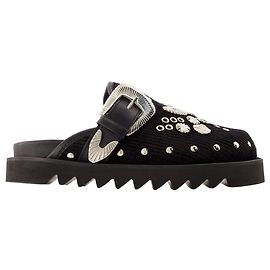 Autre Marque Aj1058 Sandals - Toga Pulla - Leather - Black Black