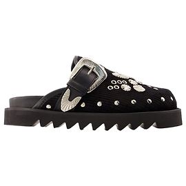 Autre Marque Aj1058 Sandals - Toga Pulla - Leather - Black Black