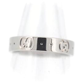 Autre Marque-Gucci Icon S Ring K18 White Gold Size 10 in Great Condition-Other